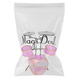 Maxbell Shocking Pink Drum Set For fashion Doll house accessory