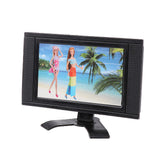 Maxbell 50xDollhouse 3 3/8 Inch LCD TV - Grey or Black for 12inch fashion Doll