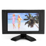 Maxbell Dollhouse 3 3/8 Inch LCD TV - Grey or Black for 12inch fashion Doll