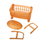 Maxbell Kelly Dollhouse Canopy Baby Cot Random Color