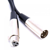 Maxbell XLR 3 Pin Male to Female Balanced Audio Microphone Mic Extension Cable Cord