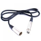 Maxbell XLR 3 Pin Male to Female Balanced Audio Microphone Mic Extension Cable Cord