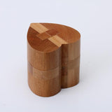 Maxbell Luban Kongming Wooden Heart Lock Educational Puzzle Toy