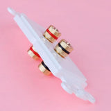 Maxbell Speaker Cable Wall Plate - 2 Banana Plug