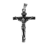 Maxbell Vintage Style Jesus Christ Cross Crucifix Charm Pendant fit Chain Necklace