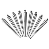 Maxbell 30x10pcs Silver Spike Charms 35mm