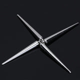 Maxbell 30x10pcs Silver Spike Charms 35mm