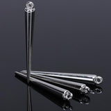Maxbell 30x10pcs Silver Spike Charms 35mm