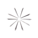 Maxbell 30x10pcs Silver Spike Charms 35mm