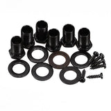 Maxbell Set Acoustic Guitar Bridge Pins Saddle Nut+Tuning Pegs Tuner Machine Heads 3L 3R