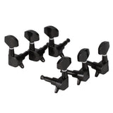 Maxbell Set Acoustic Guitar Bridge Pins Saddle Nut+Tuning Pegs Tuner Machine Heads 3L 3R
