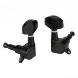 Maxbell Set Acoustic Guitar Bridge Pins Saddle Nut+Tuning Pegs Tuner Machine Heads 3L 3R