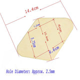 Maxbell Cream Pickups Frame+ Pickguard Bracket + Cavity Switch Covers Kit for LP Guitar