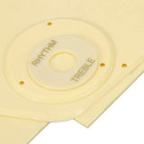 Maxbell Cream Pickups Frame+ Pickguard Bracket + Cavity Switch Covers Kit for LP Guitar