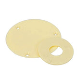 Maxbell Curved Bridge Pickup Frame Mounting Rings w/ Cavity Switch Covers For LP Guitar