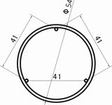 Maxbell Black Curved Neck Bridge Pickup Frame Mounting Rings Switch Covers for LP Guitar