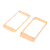 Maxbell Rhythm Treble Switch Plate + Curved Pickups Frames Mounting Rings For LP Guitar