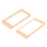 Maxbell Rhythm Treble Switch Plate + Curved Pickups Frames Mounting Rings For LP Guitar