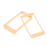 Maxbell 6pcs Curved Neck Bridge Humbucker Pickup Mounting Rings for LP Electric Guitar