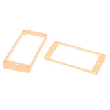 Maxbell 6pcs Curved Neck Bridge Humbucker Pickup Mounting Rings for LP Electric Guitar