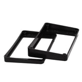 Maxbell 40xCurved Humbucker Pickups Frames Mounting Rings for LP Electric Guitar Black