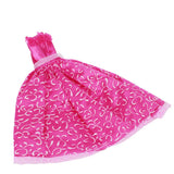 Maxbell Shocking Pink Princess Wedding Gown Dress for Doll