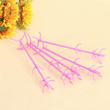 Maxbell 5pcs Dollhouse Furniture Clothes Tree Shocking for Pink