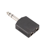 Maxbell 30x6.35mm Mono Plug Male To 2 x 6.35mm Mono Jack Audio Adapter