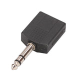 Maxbell 30x6.35mm Mono Plug Male To 2 x 6.35mm Mono Jack Audio Adapter