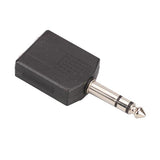 Maxbell 6x6.35mm Mono Plug Male To 2 x 6.35mm Mono Jack Audio Adapter