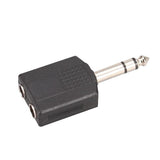 Maxbell 6x6.35mm Mono Plug Male To 2 x 6.35mm Mono Jack Audio Adapter