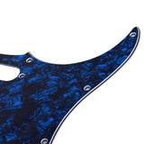 Maxbell Blue Pearl Pickguard 3 Ply 11 Hole For Strat Guitar SSS