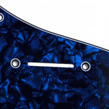 Maxbell Blue Pearl Pickguard 3 Ply 11 Hole For Strat Guitar SSS