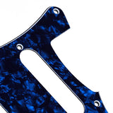 Maxbell Blue Pearl Pickguard 3 Ply 11 Hole For Strat Guitar SSS