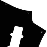 Maxbell Black Pickguard 1 Ply 10 Hole For Jazz J Bass Guitar - Aladdin Shoppers