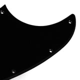 Maxbell Black Pickguard 1 Ply 10 Hole For Jazz J Bass Guitar - Aladdin Shoppers
