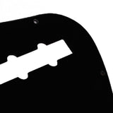 Maxbell Black Pickguard 1 Ply 10 Hole For Jazz J Bass Guitar - Aladdin Shoppers