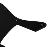 Maxbell Black Pickguard 1 Ply 10 Hole For Jazz J Bass Guitar - Aladdin Shoppers