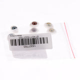 Maxbell 4 Color 8pcs Oval Hollow Back Plastic Eyes For Doll Mask DIY 6mm