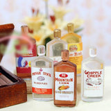 Maxbell 6pcs Miniature Wine Whisky Bottles 1/12 Dollhouse
