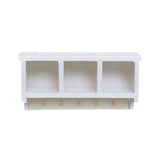 Maxbell 1/12 Dollhouse Miniature Kitchen Wood Wall Rack White
