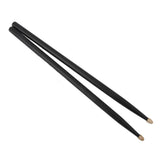 Maxbell 2 Pairs Maple Wood Drumsticks 5A Drum sticks wooden tips Red & Black Music Band