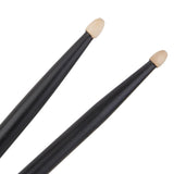 Maxbell 2 Pairs Maple Wood Drumsticks 5A Drum sticks wooden tips Red & Black Music Band