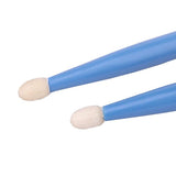 Maxbell 2 Pairs Maple Wood Drumsticks 5A Drum sticks wooden tips for Music Band Blue Red