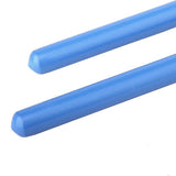 Maxbell 2 Pairs Maple Wood Drumsticks 5A Drum sticks wooden tips for Music Band Blue Red