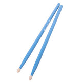Maxbell 2 Pairs Maple Wood Drumsticks 5A Drum sticks wooden tips for Music Band Blue Red