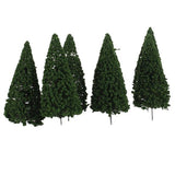 Maxbell 30pcs 4.7 Inch O SCALE CEAR TREES SCENERY MODEL LAYOUT RAILROAD Dollhouse ART