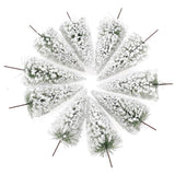Maxbell 20pcs Model Cedar Trees White snow winter forest train railway Game Scene layout