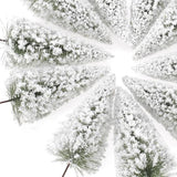 Maxbell 20pcs Model Cedar Trees White snow winter forest train railway Game Scene layout