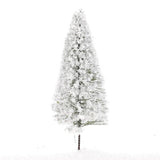 Maxbell 40pcs Snow Covered Model Trees Train Railroad Winter Park Garden Scene Ho N Z
